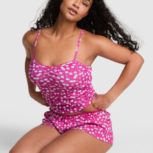 pointelle sweetheart cami