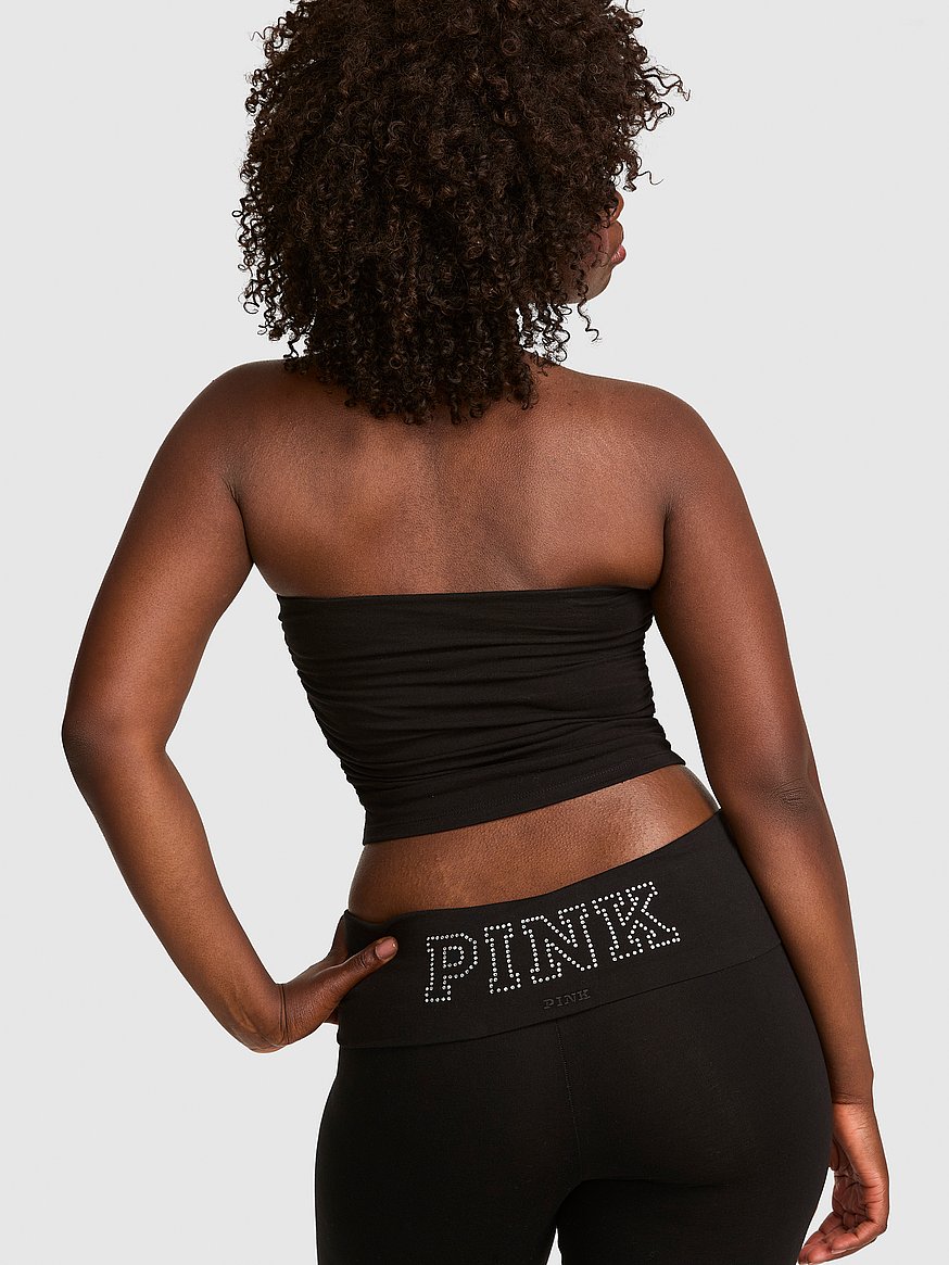 all day cotton™ side ruched tube top all day cotton™ side ruched tube top