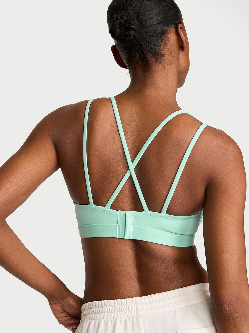 vsx elevate™ strappy plunge sports bra vsx elevate™ strappy plunge sports bra