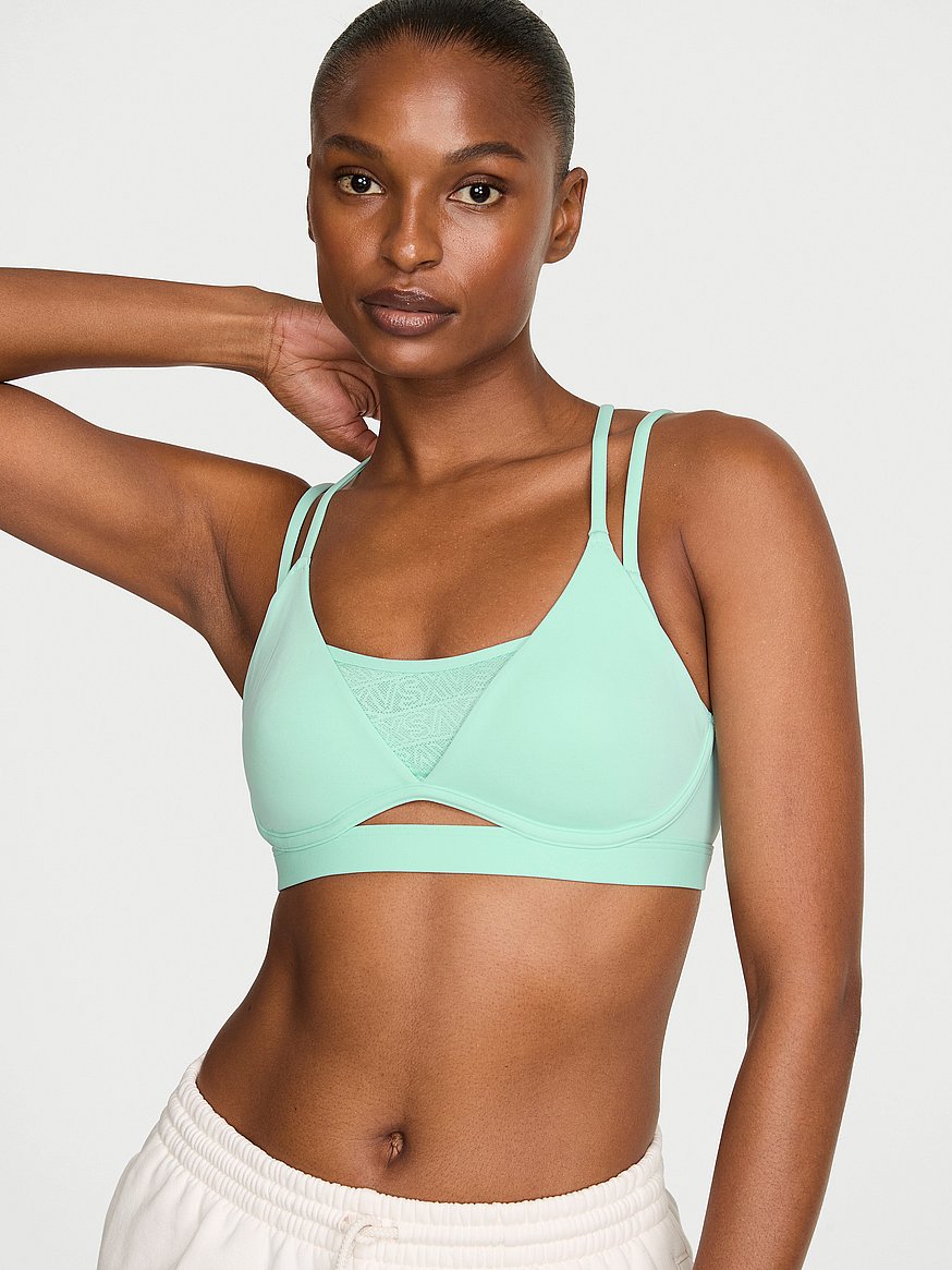 vsx elevate™ strappy plunge sports bra vsx elevate™ strappy plunge sports bra