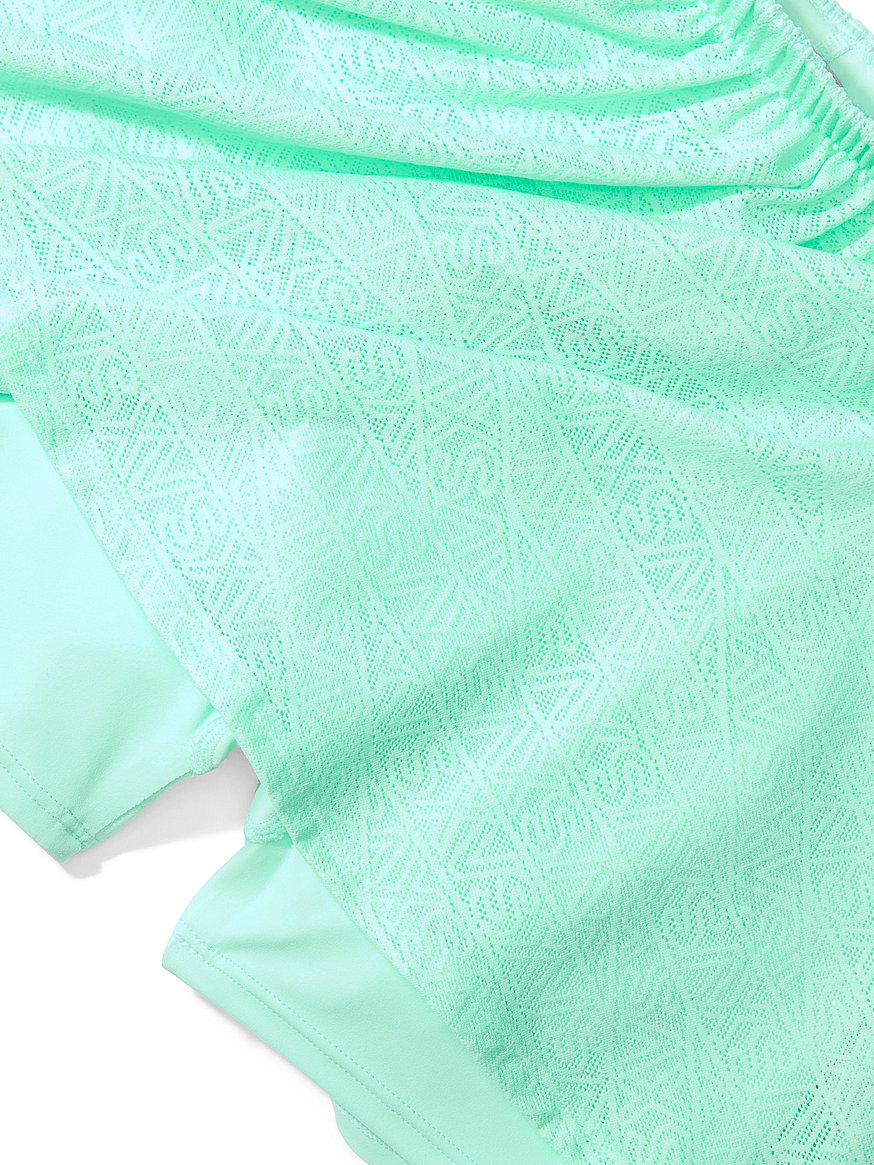 vsx elevate™ logo lace pleated skirt vsx elevate™ logo lace pleated skirt