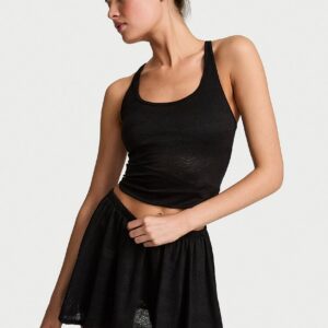 Home vsx elevate™ logo lace pleated skirt