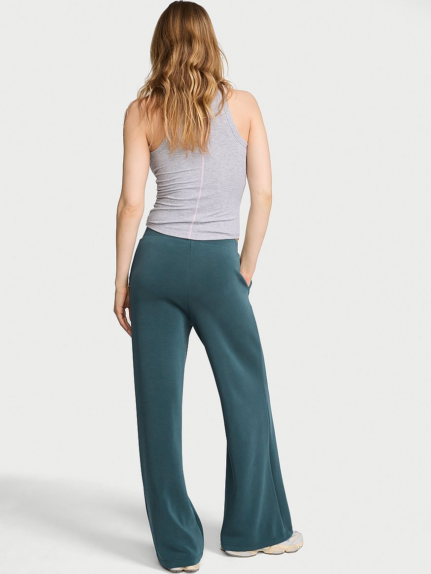 featherweight knit wide leg pant featherweight knit wide leg pant