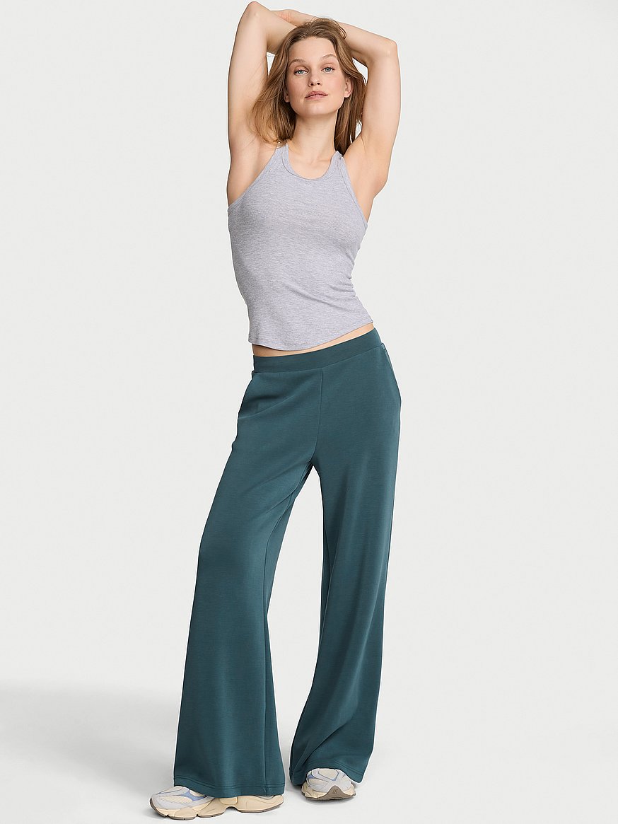 featherweight knit wide leg pant featherweight knit wide leg pant