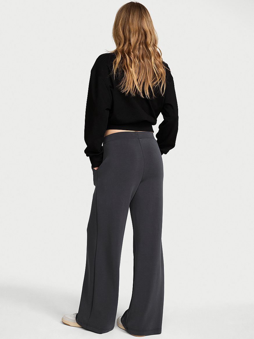 featherweight knit wide leg pant featherweight knit wide leg pant