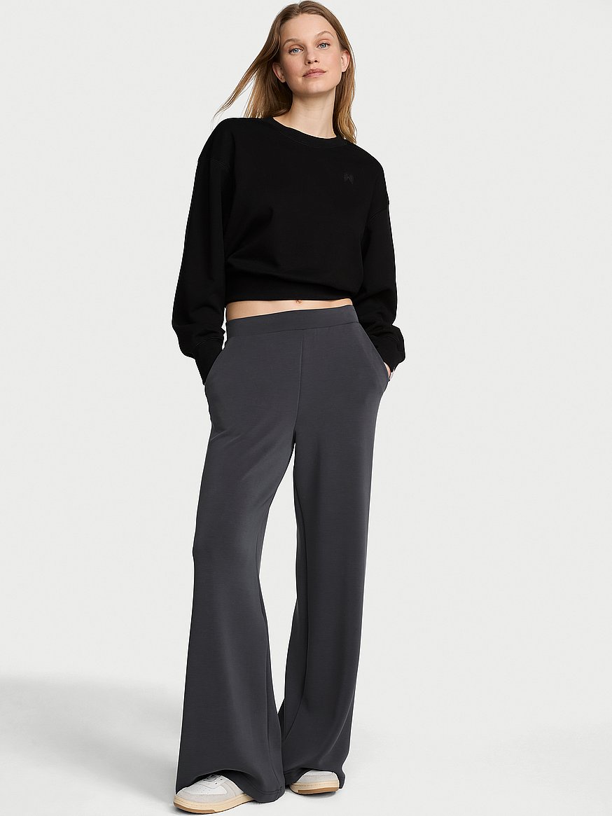 featherweight knit wide leg pant featherweight knit wide leg pant