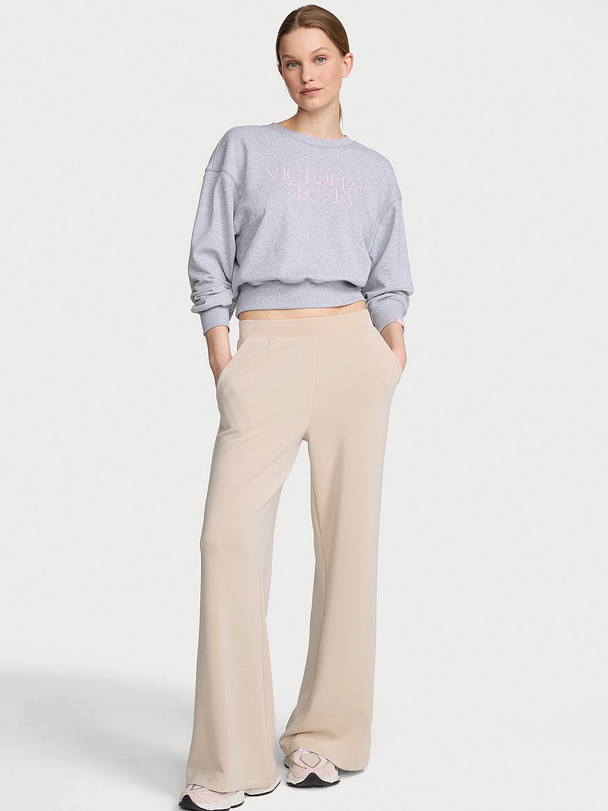 featherweight knit wide leg pant featherweight knit wide leg pant