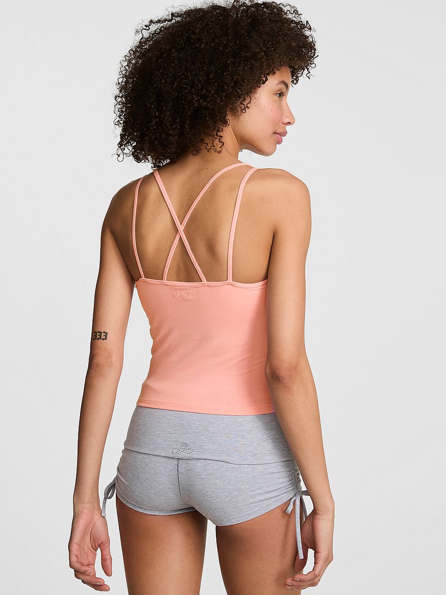 all day cotton™ strappy tank top all day cotton™ strappy tank top