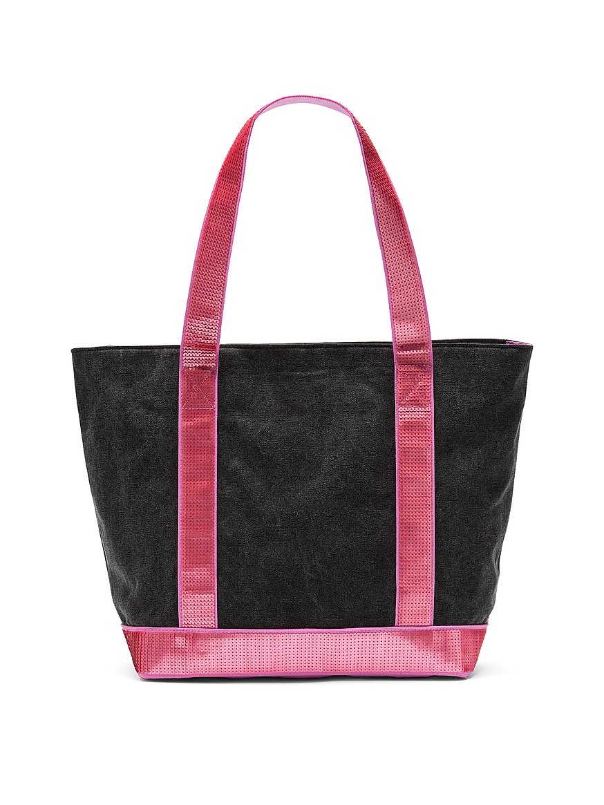 sequin canvas tote bag sequin canvas tote bag