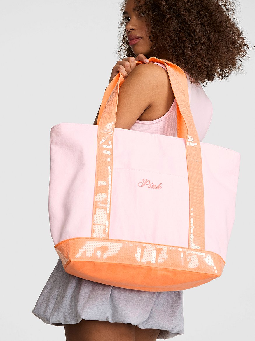 sequin canvas tote bag sequin canvas tote bag