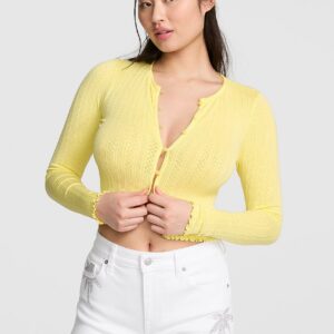 denim by pink high rise a line shortie