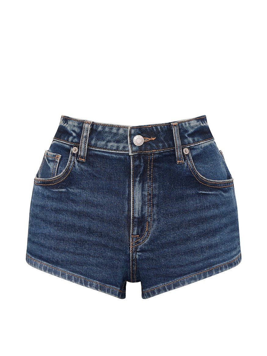 denim by pink mid rise cheeky shortie denim by pink mid rise cheeky shortie