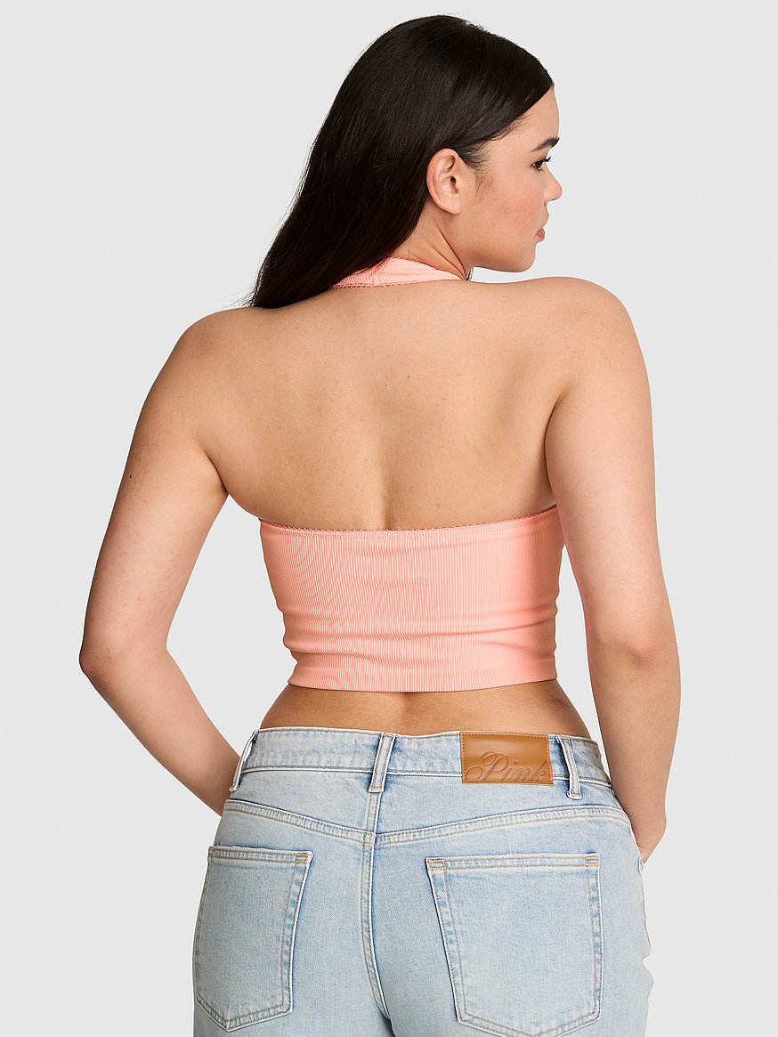 anywear halter cropped tank anywear halter cropped tank