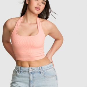 anywear halter cropped tank