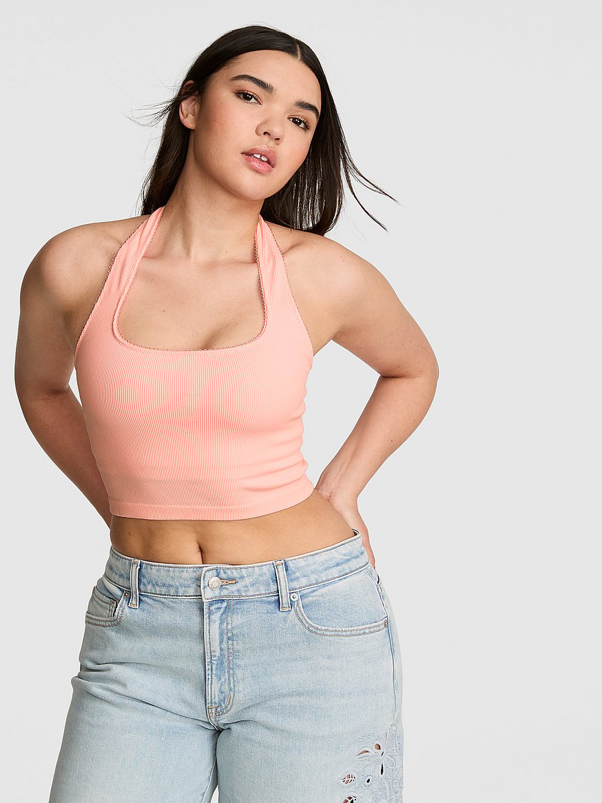 anywear halter cropped tank anywear halter cropped tank