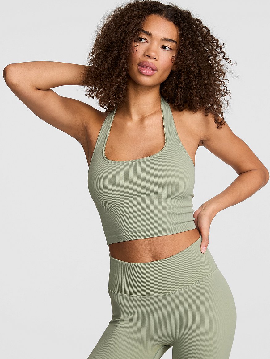 anywear halter cropped tank anywear halter cropped tank