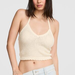 crochet halter tank top