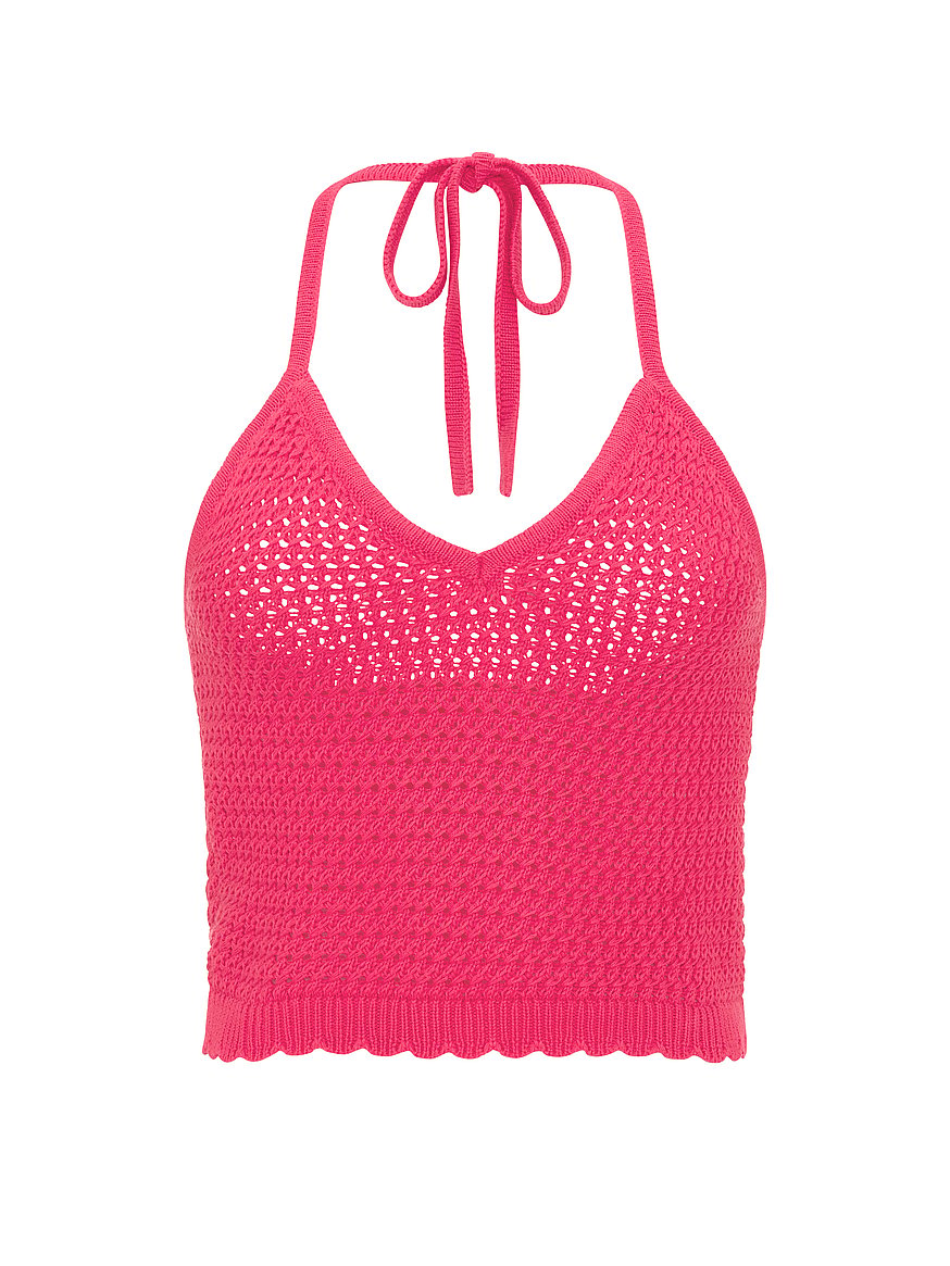 crochet halter tank top crochet halter tank top