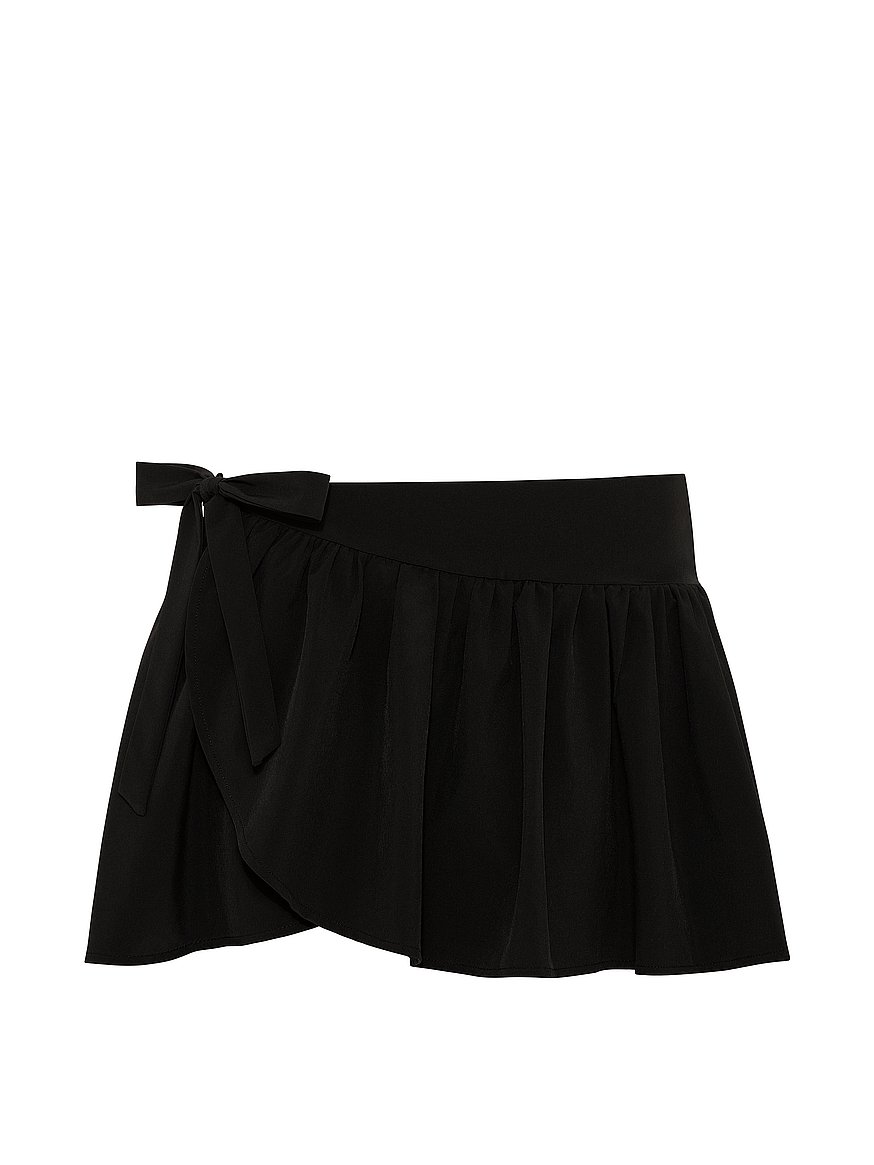 tech woven asymmetrical side tie skort tech woven asymmetrical side tie skort