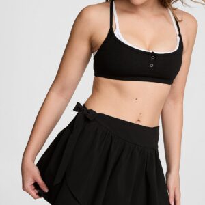 Витрина tech woven asymmetrical side tie skort