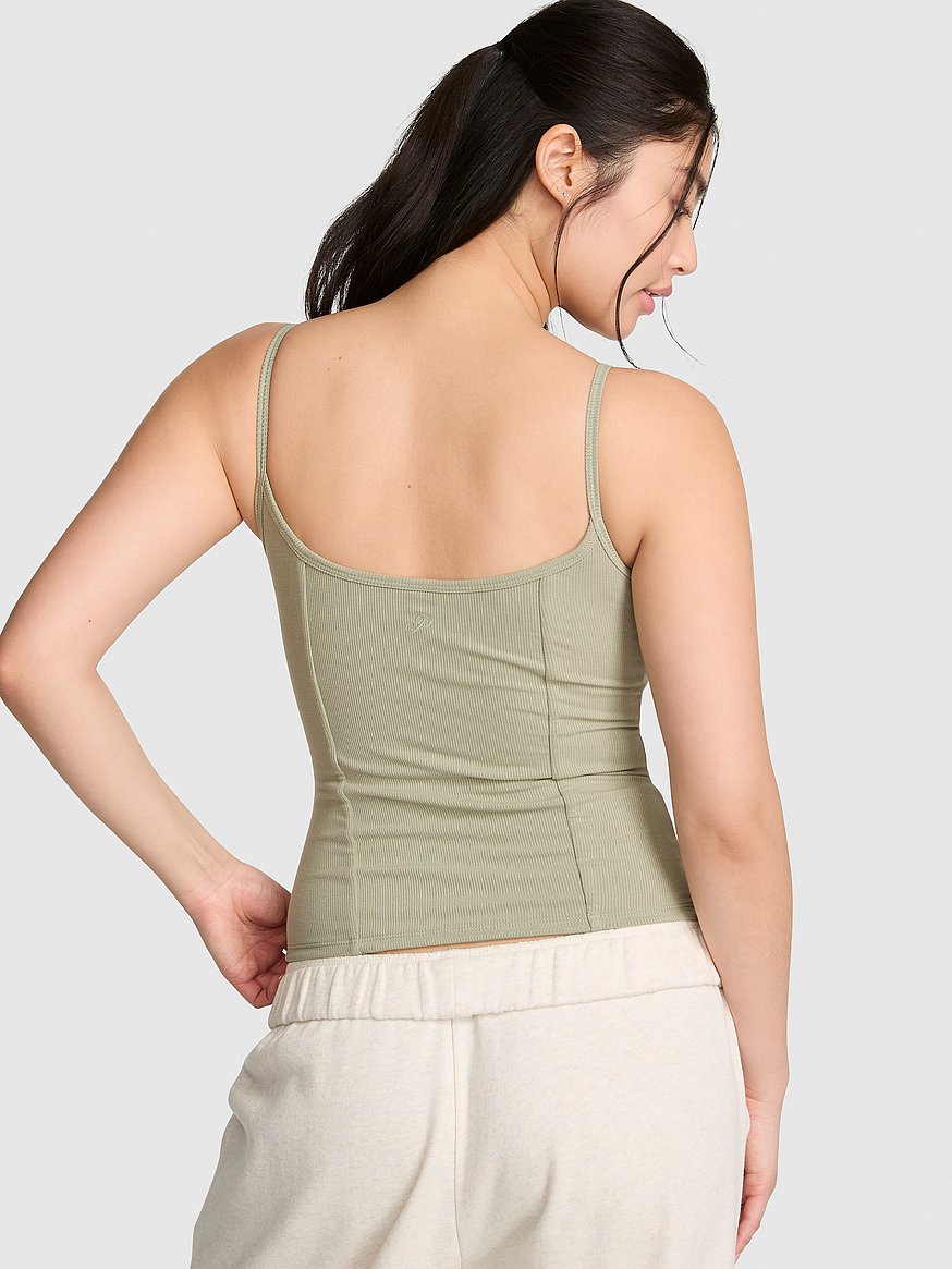 all day soft rib corset tank top all day soft rib corset tank top