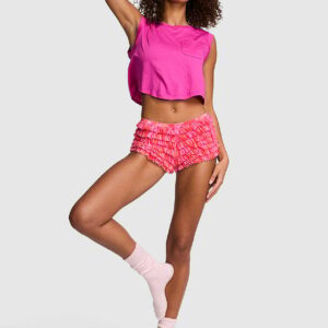 light as air jersey cropped tank top