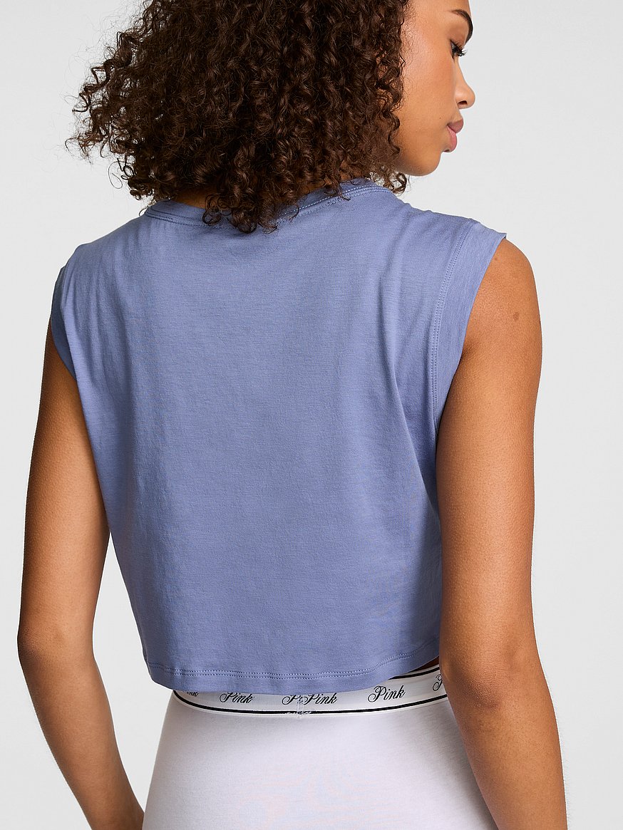light as air jersey cropped tank top light as air jersey cropped tank top