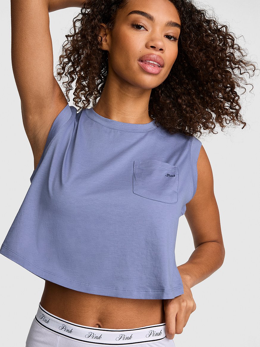 light as air jersey cropped tank top light as air jersey cropped tank top