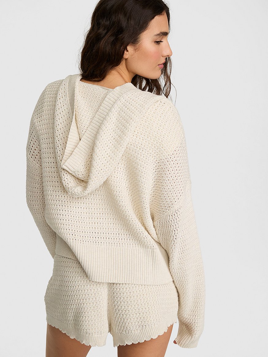 crochet v neck hoodie crochet v neck hoodie