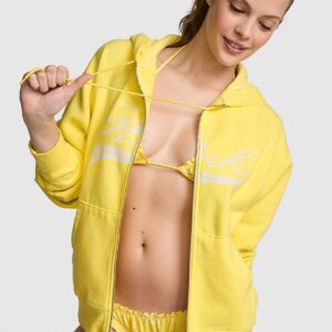 berry full zip hooded sweatshirt