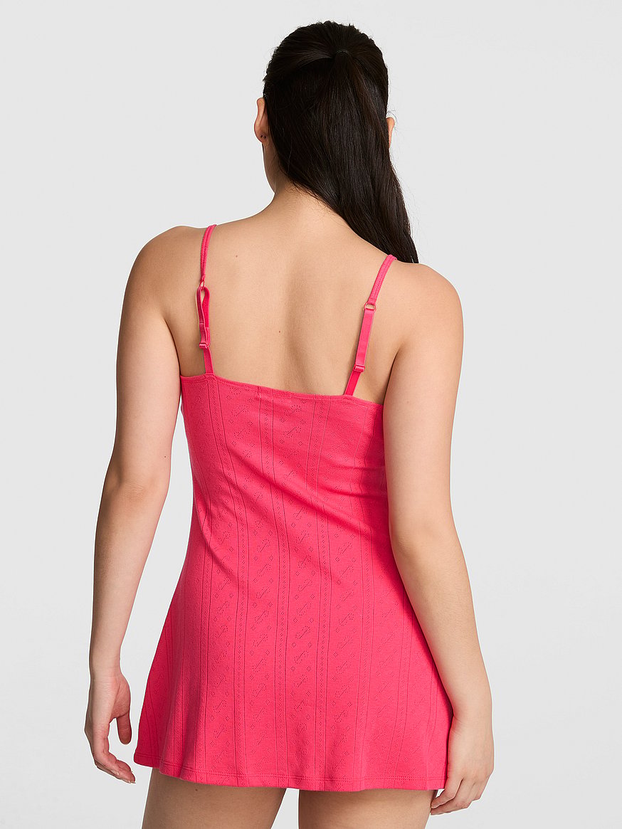 pointelle slip dress pointelle slip dress