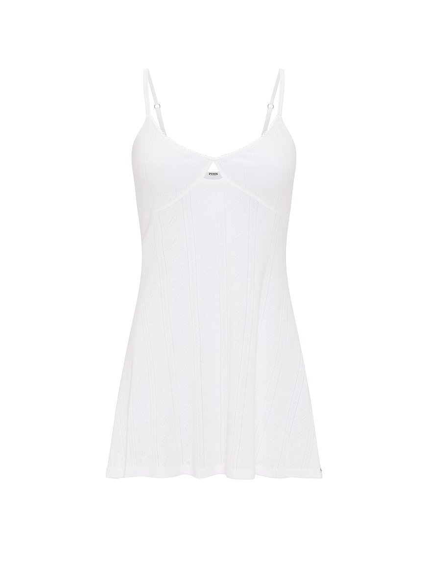 pointelle slip dress pointelle slip dress