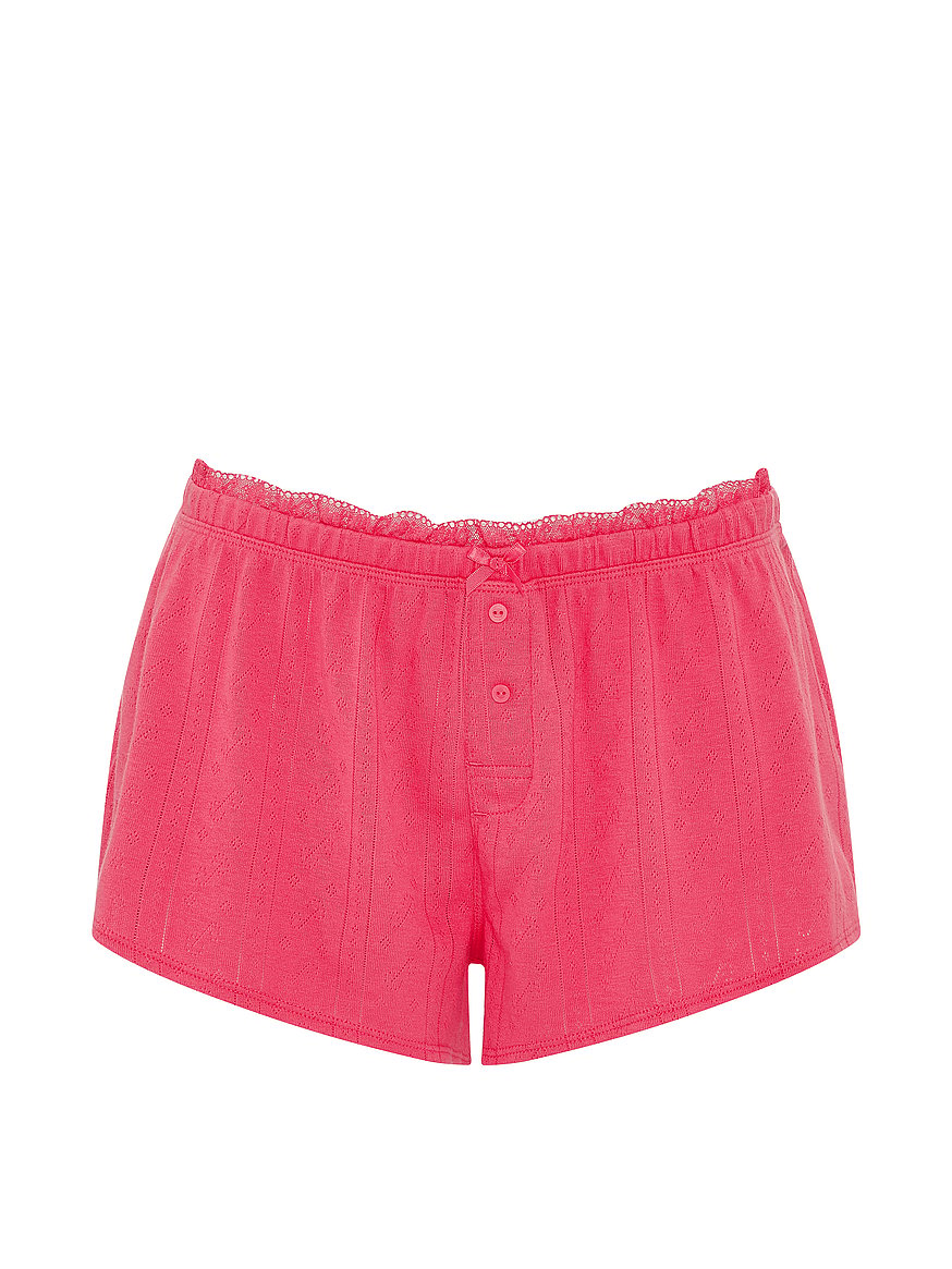 pointelle micro pajama shorts pointelle micro pajama shorts
