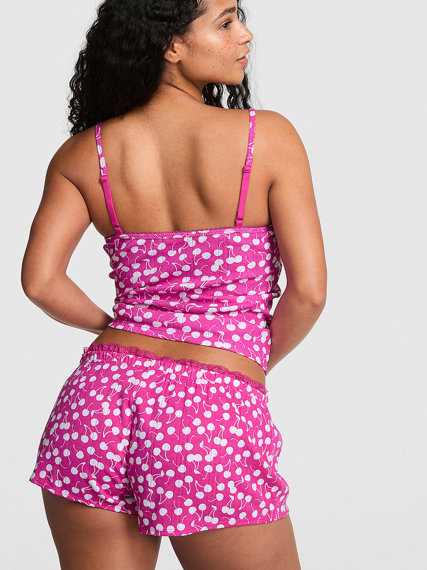 pointelle micro pajama shorts pointelle micro pajama shorts