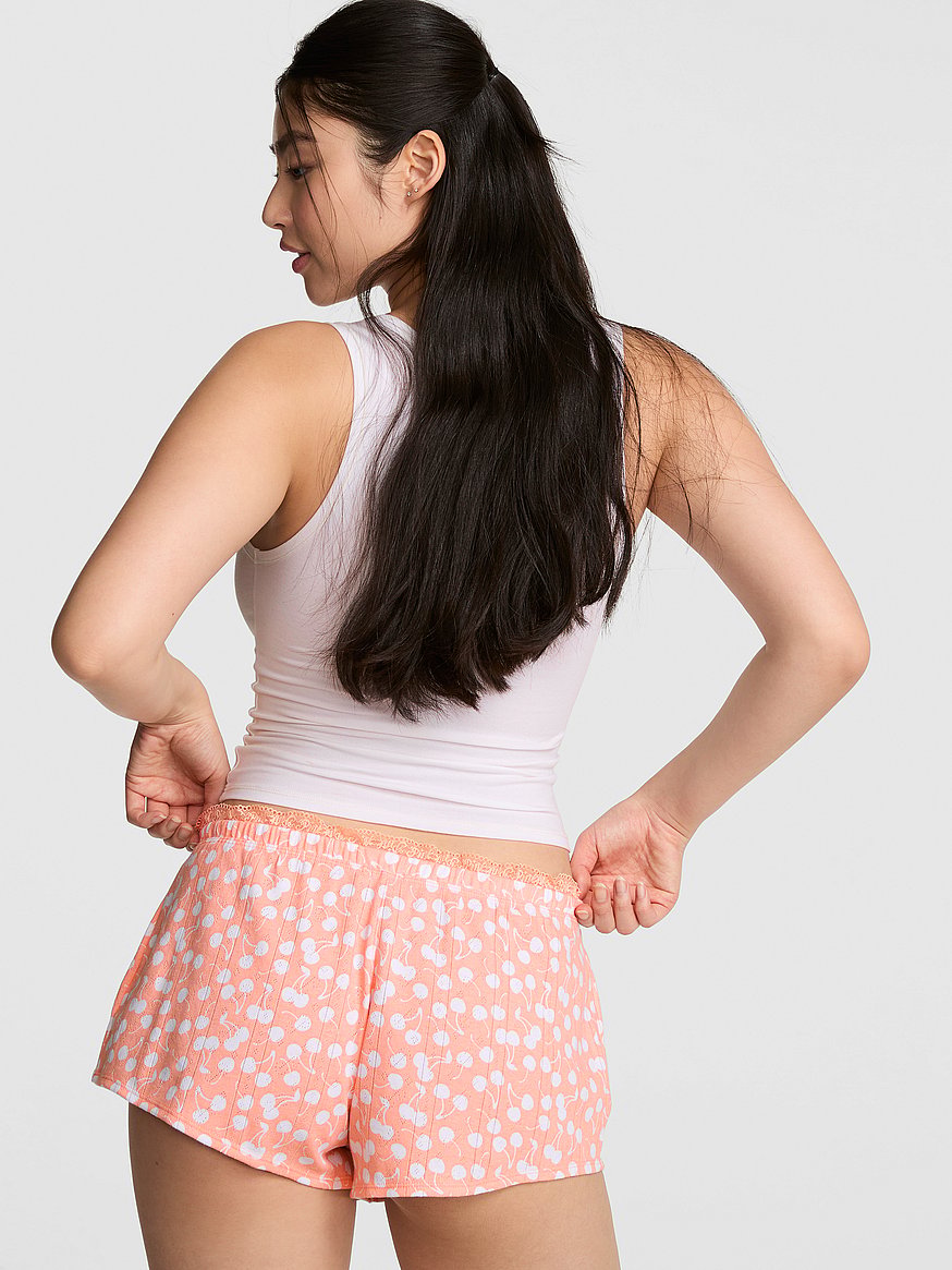 pointelle micro pajama shorts pointelle micro pajama shorts