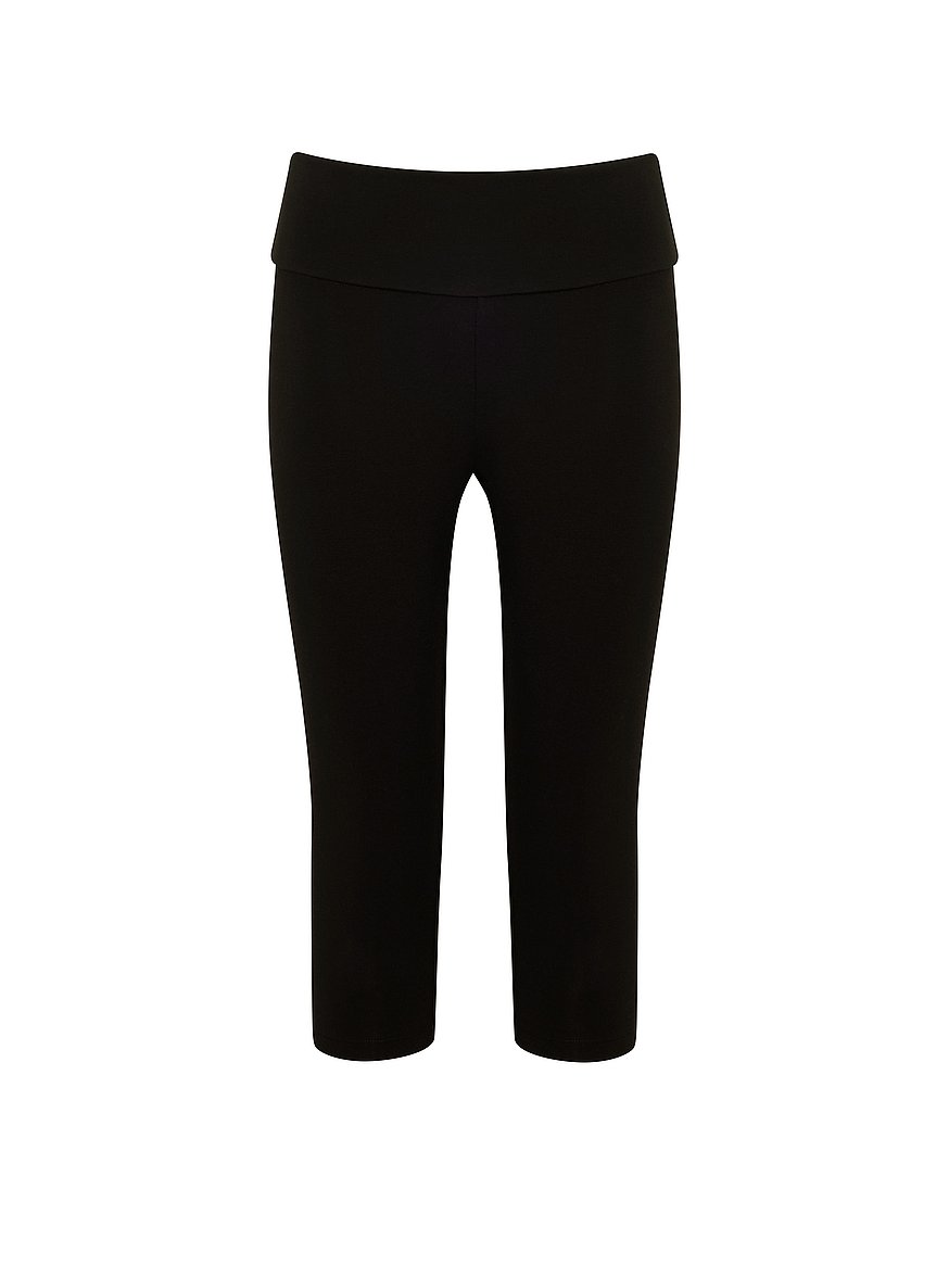 cotton foldover capri legging cotton foldover capri legging