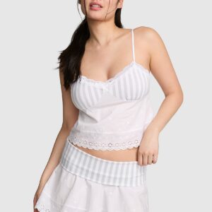 Витрина amelia knit and poplin skirt