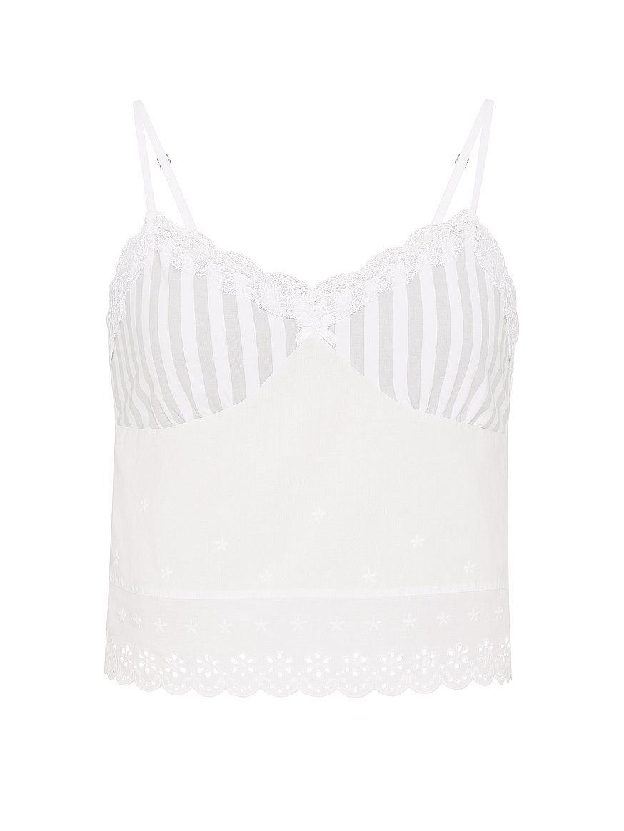 amelia knit and poplin tank amelia knit and poplin tank