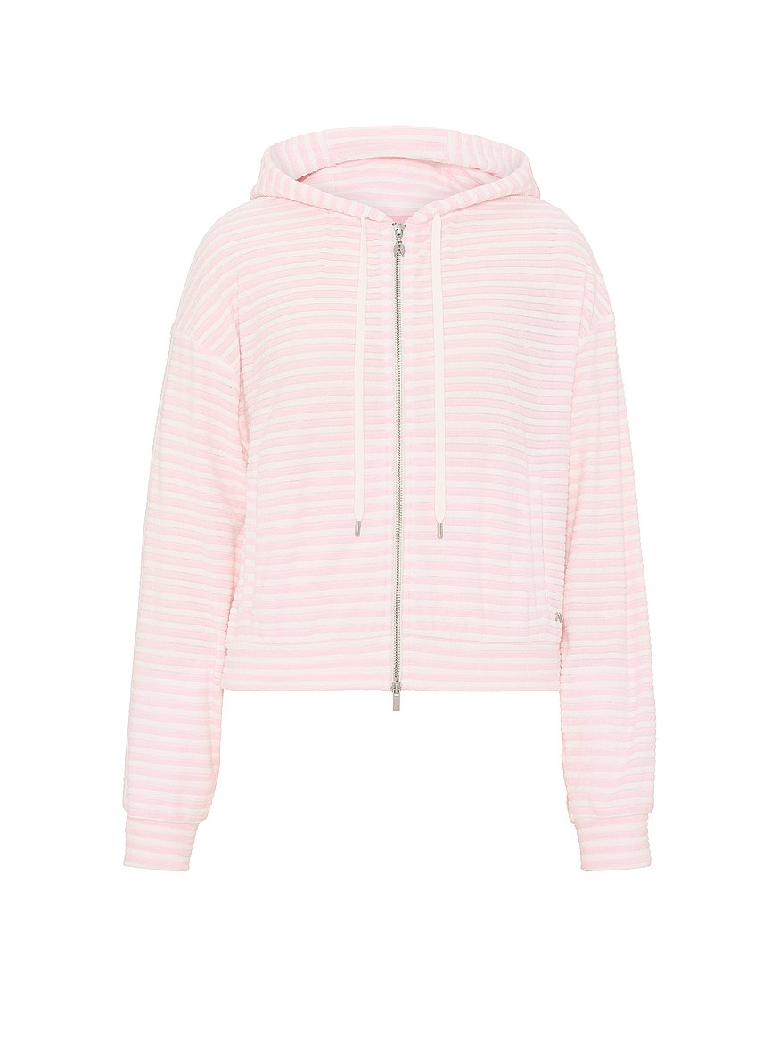 micro terry full zip hoodie micro terry full zip hoodie