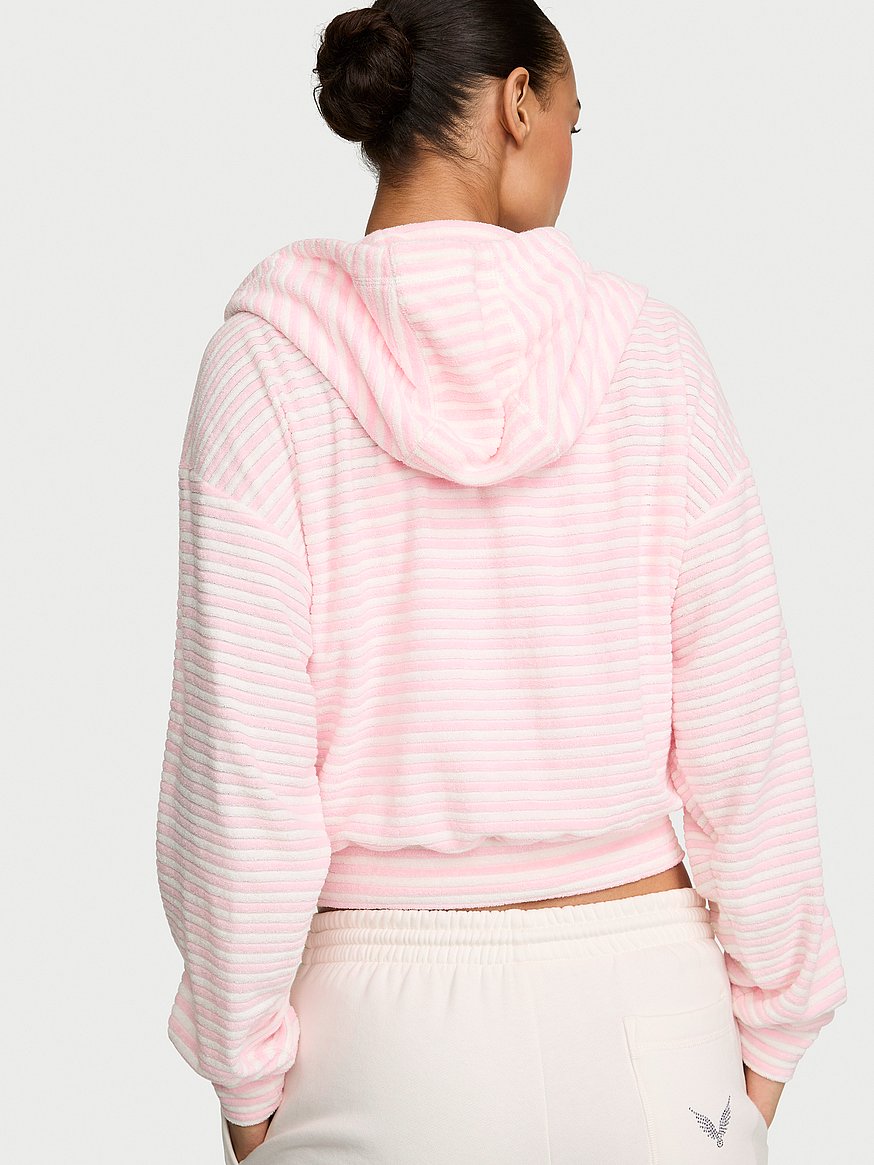 micro terry full zip hoodie micro terry full zip hoodie