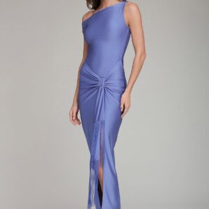 Витрина asymmetric twist front midi dress