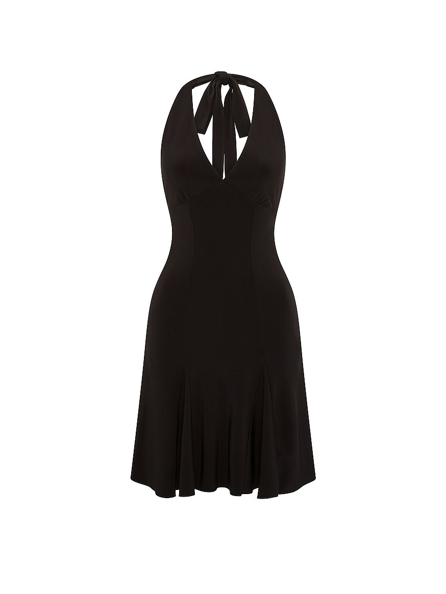 night out stretchy knit halter dress night out stretchy knit halter dress
