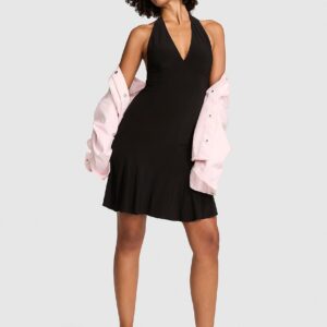 Витрина night out stretchy knit halter dress