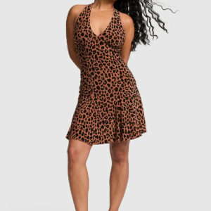 Витрина night out stretchy knit halter dress