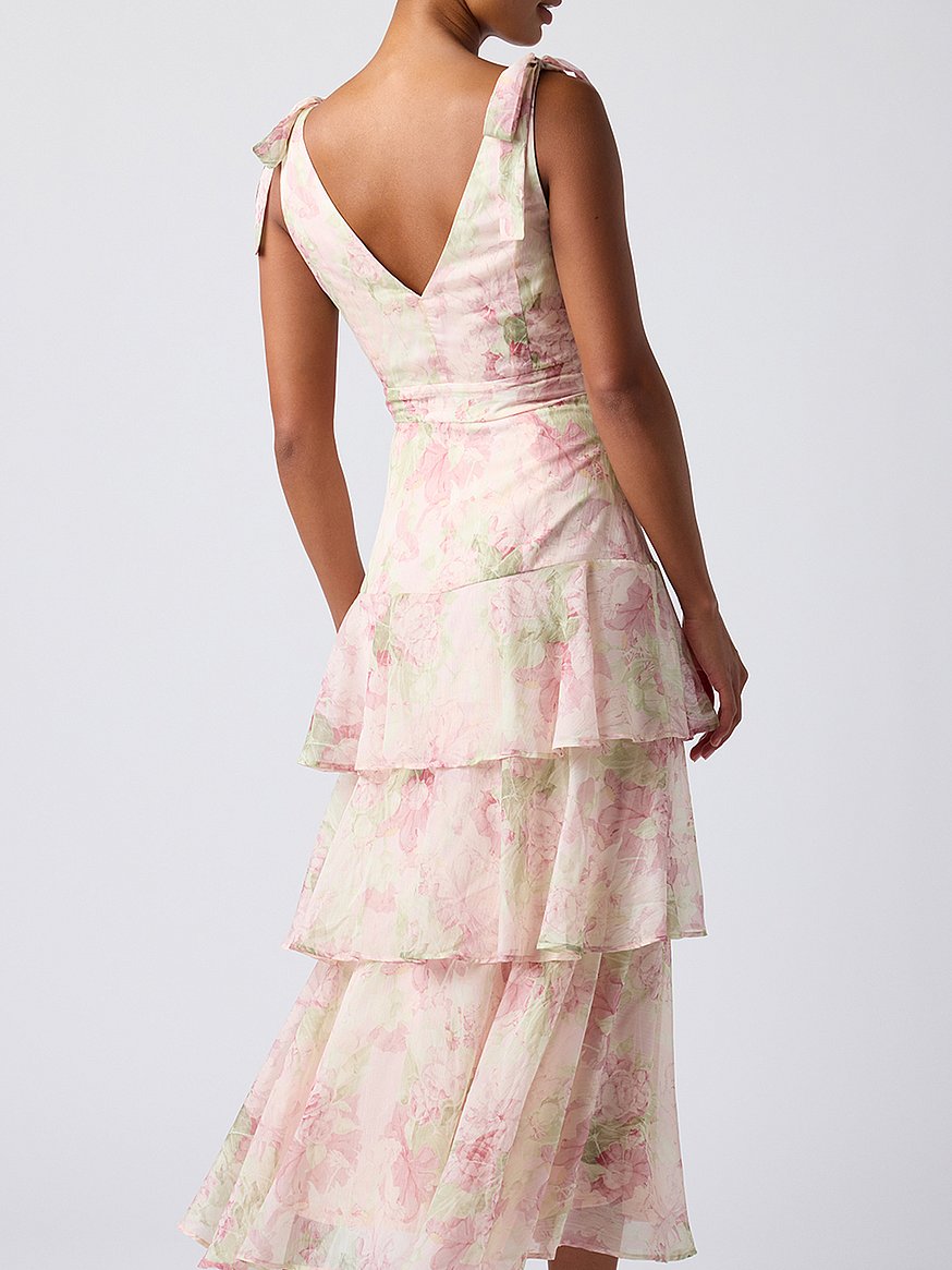 arya tiered midi dress arya tiered midi dress