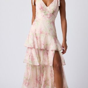 Витрина arya tiered midi dress