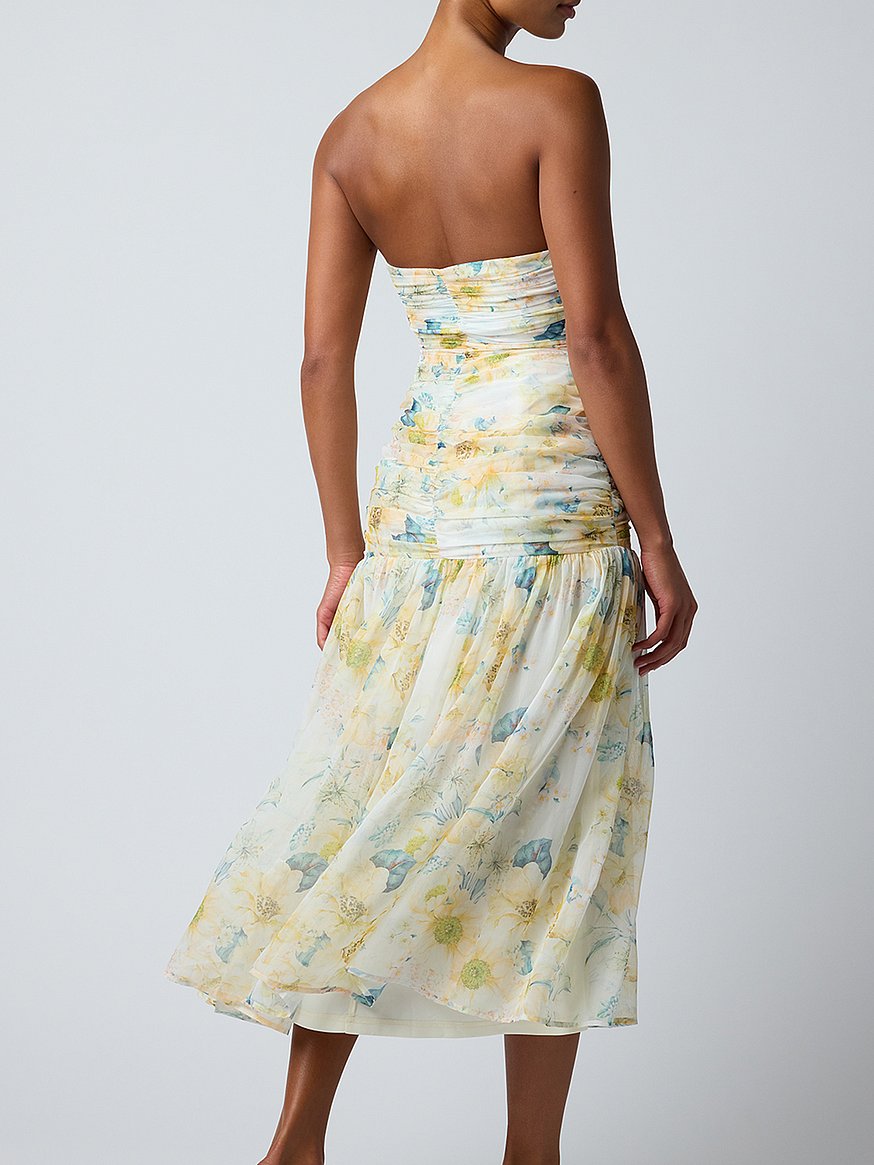 reign ruched bodice midi dress reign ruched bodice midi dress
