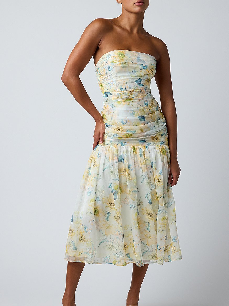 reign ruched bodice midi dress reign ruched bodice midi dress