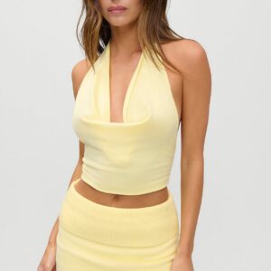 Витрина jennie x frankies bikinis briar cloud knit halter top