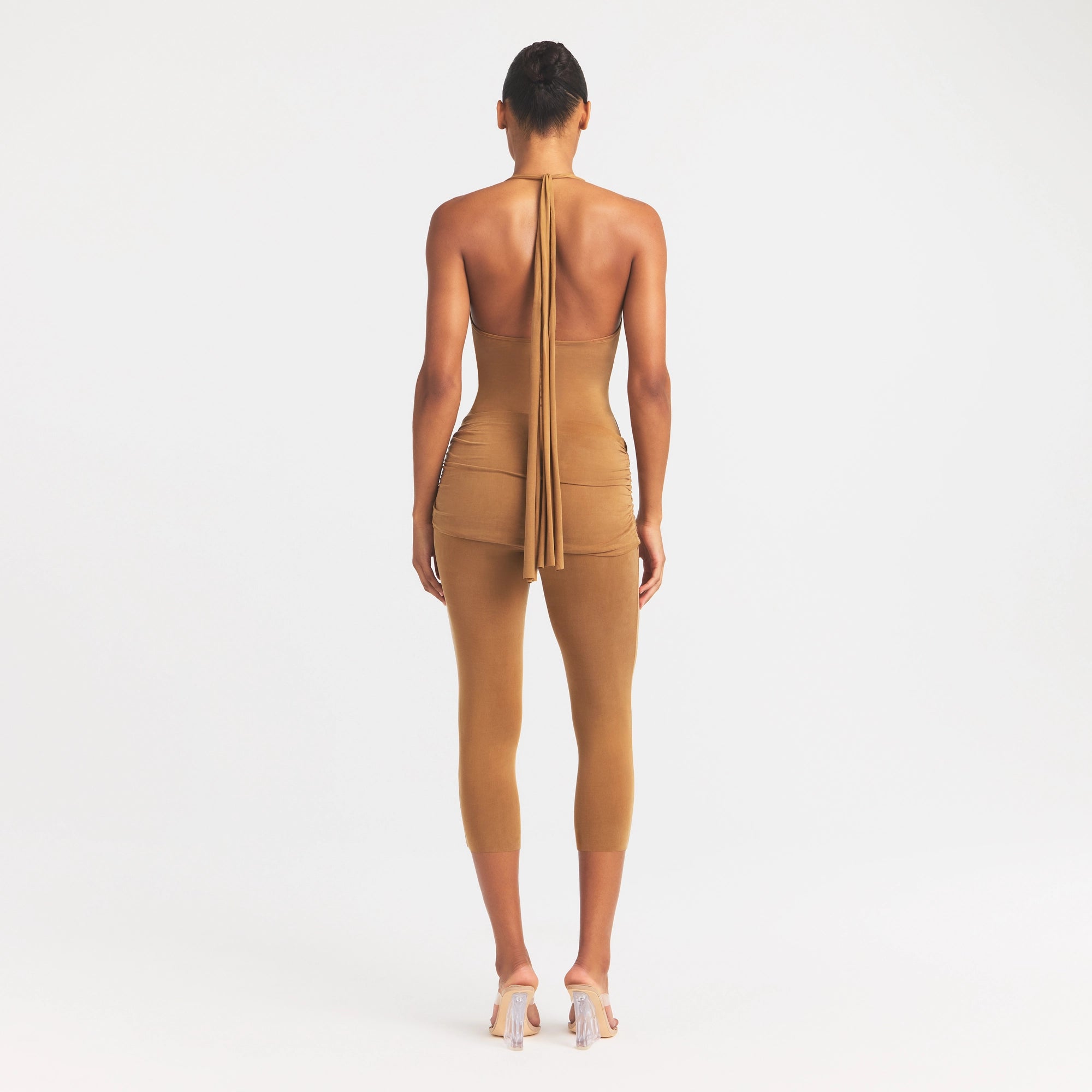 cupro jersey halter bodysuit cupro jersey halter bodysuit